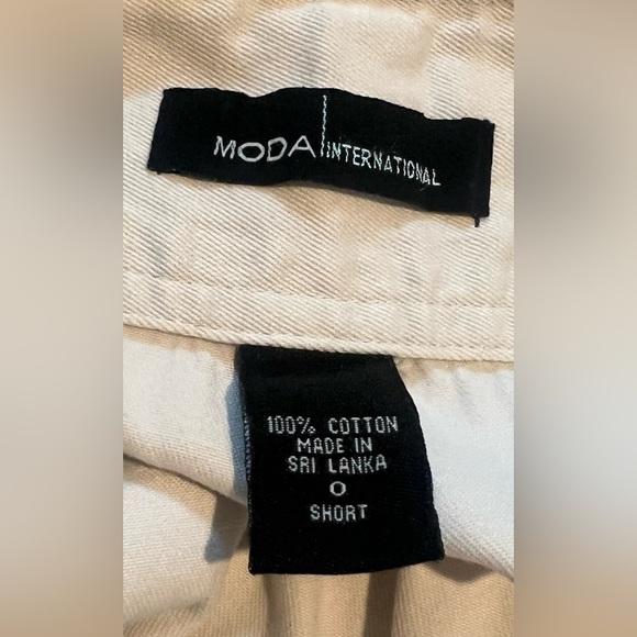 Vintage Moda International Dress Cargo Pants 100% Cotton - Picture 4 of 4